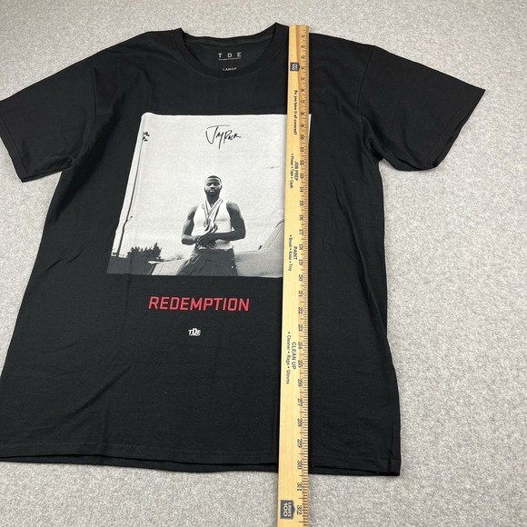 Jay Rock TDE Top Dog Promo Rap T Shirt Redemption Tour‎ 2018 Men's Large Hip Hop - Picture 5 of 5